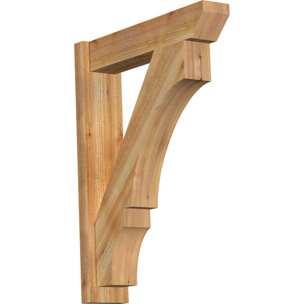 Ekena Millwork Balboa Slat Rough Sawn Outlooker, Western Red Cedar, 6"W x 26"D x 34"H OUT06X26X34BOA06RWR - main
